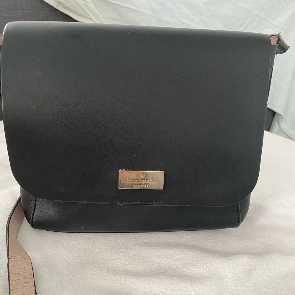 Kate Spade Black Leather Shoulder Bag - Picture 2 of 6